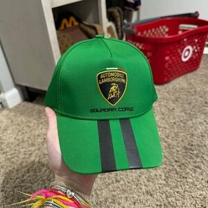 NWOT Green Squadra Course Lamborghini Hat